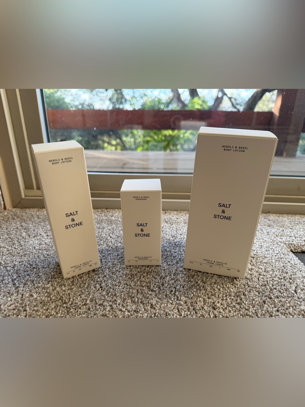 NWT Salt & Stone Neroli & Basil Body Lotion, Hand Cream and Deodorant